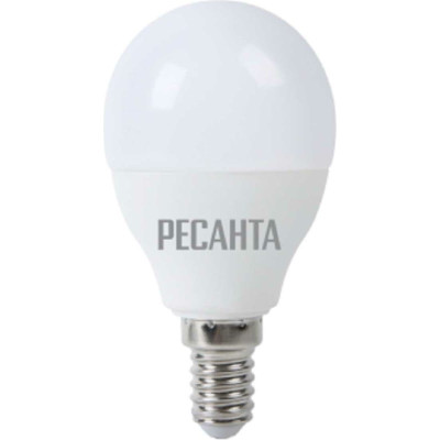 Лампа светодиодная Ресанта LL-R-G45-7W-230-4K-E27